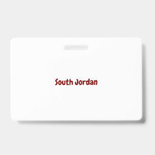 Create Your Own Landscape PVC Plastic Badge ID Badge