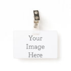 Create Your Own Landscape PVC Plastic Badge