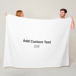 Create Your Own Large 60" x 80" Fleece Blanket