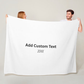 Create Your Own Large 60" x 80" Fleece Blanket