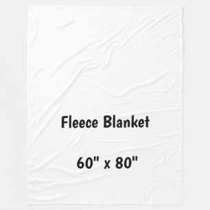 Create Your Own Large 60" x 80" Fleece Blanket