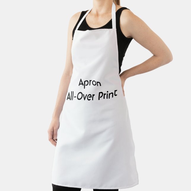 Create Your Own Large All-Over Print Apron (Insitu)