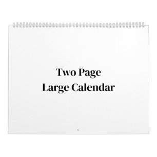 Create Your Own Large English US Calendar