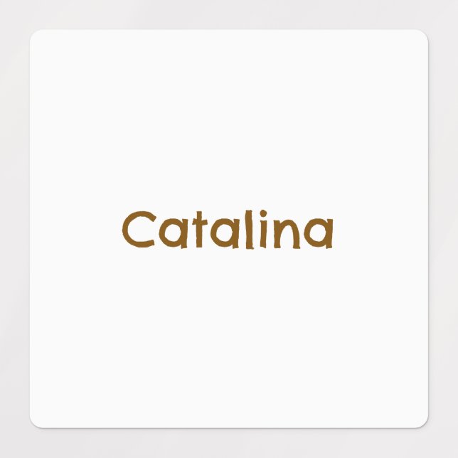 Create Your Own Large Square Waterproof Label (Design 1)