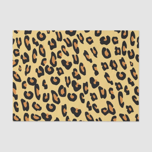 Create Your Own Leopard Skin Pattern Tissue Paper (Front)