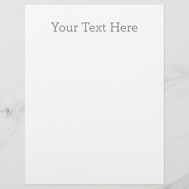 Letterhead Paper, Size: 21.6 cm x 27.9 cm, Paper: Matte, Envelopes: None (Front)