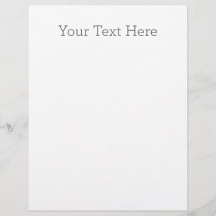 Create Your Own Letterhead Template