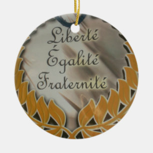 Create Your Own Liberty Equality Fraternity Ceramic Tree Decoration