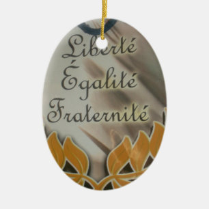 Create Your Own Liberty Equality Fraternity Ceramic Tree Decoration