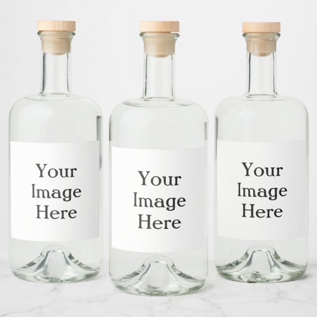 Create Your Own Liquor Bottle Label (Bottles)