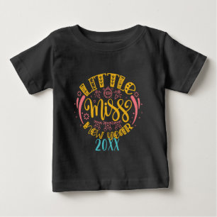 Create Your Own Little Miss New Year Baby T-Shirt