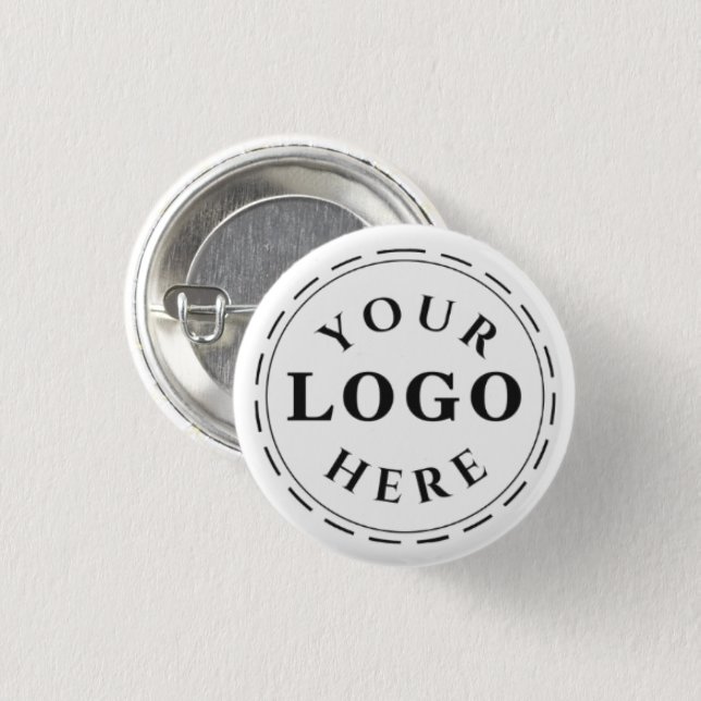 Create Your Own Logo Button – Personalise It (Front & Back)