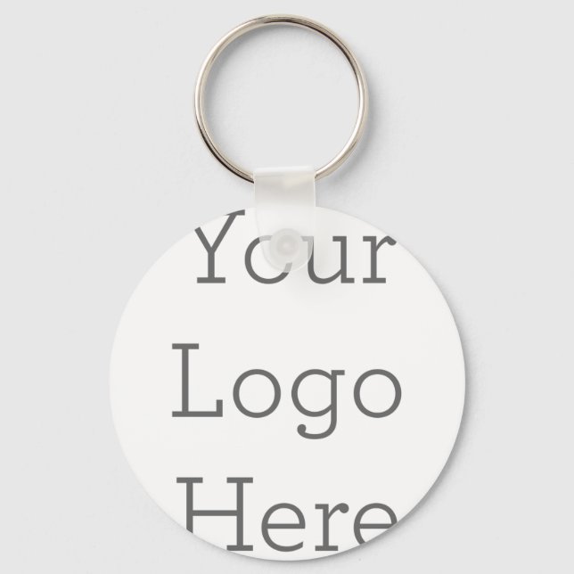 Metal Circle Keychain, 5.08 cm (Front)