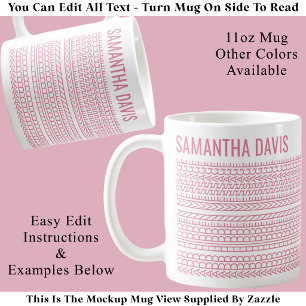 Create Your Own Long Hidden Message & Name 151PW  Coffee Mug