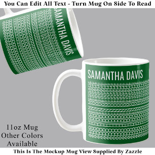 Create Your Own Long Hidden Message & Name 151WG Coffee Mug