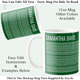 Create Your Own Long Hidden Message & Name 151WG Coffee Mug