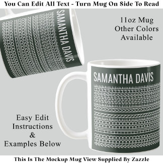 Create Your Own Long Hidden Message & Name 151WG Coffee Mug