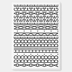 Create Your Own Long Hidden Message & Name Black Magnet