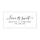 Create Your Own Love Is Sweet Script Names Wedding