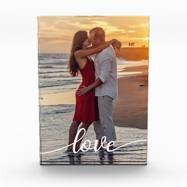 Create Your Own Love Script Romantic Couple Photo (Front)