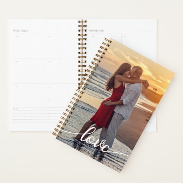 Create Your Own Love Script Romantic Couple Photo Planner (Display)