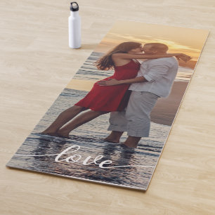 Create Your Own Love Script Romantic Couple Photo Yoga Mat
