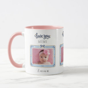 Create Your Own Love You Mimi Photo Cute Preppy Mug