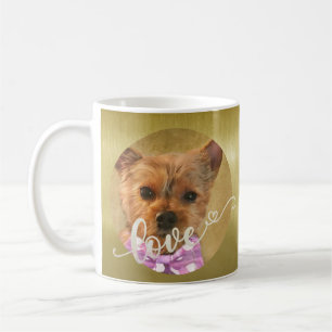 Create Your Own Loving Pet 2 Photos   Coffee Mug