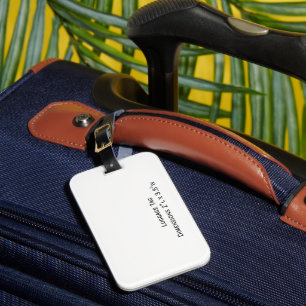 Create Your Own Luggage Tag