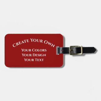 Create Your Own Luggage Tag