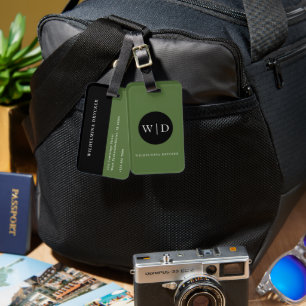 Create Your Own Luggage Tag – Name & Info Included