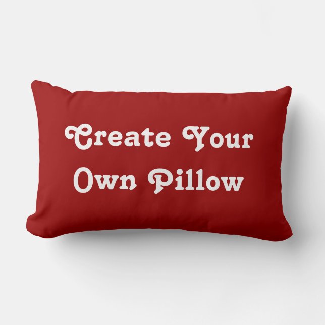Create Your Own Lumbar Cushion (Front)