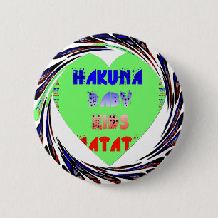 Create Your Own Luminous Hearts Baby Kid Design 6 Cm Round Badge