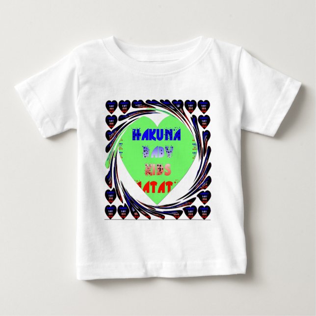 Create Your Own Luminous Hearts Baby Kid Design Baby T-Shirt (Front)