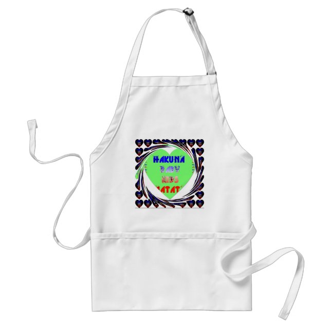 Create Your Own Luminous Hearts Baby Kid Design Standard Apron (Front)