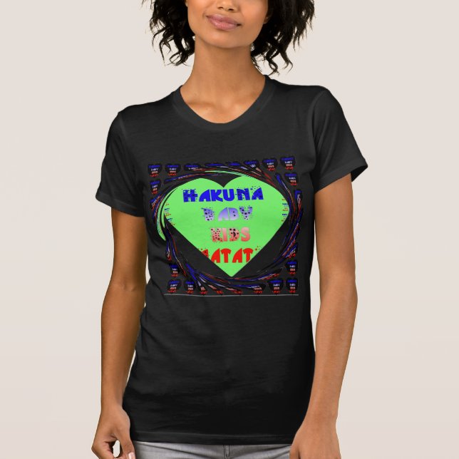 Create Your Own Luminous Hearts Baby Kid Design T-Shirt (Front)