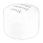 Create Your Own Machine Washable Pouf