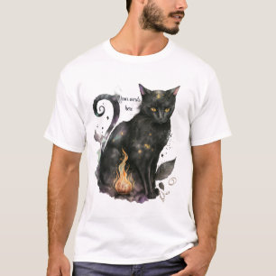 Create Your Own Magic Black Cat T-Shirt