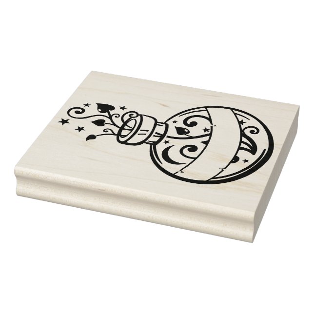 Create Your Own Magic Potion Bottle Labelled Rubber Stamp (Stamp)