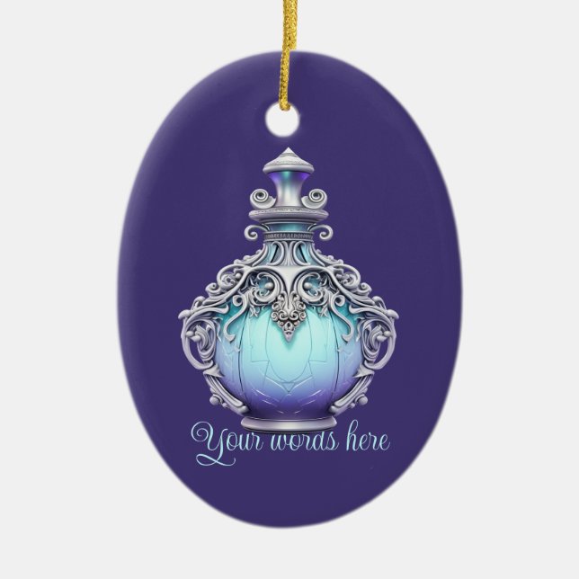 Create Your Own Magic Potion Ceramic Ornament (Front)
