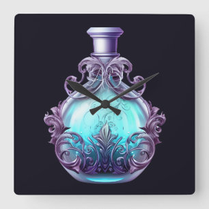 Create Your Own Magic Potion Square Wall Clock