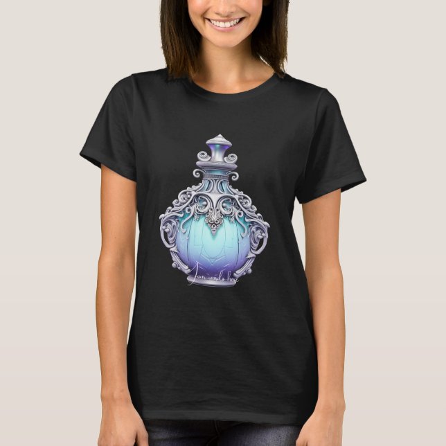 Create Your Own Magic Silver Potion Bottle T-Shirt (Front)