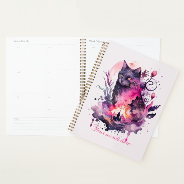 Create Your Own Magical Black Cat Planner (Display)