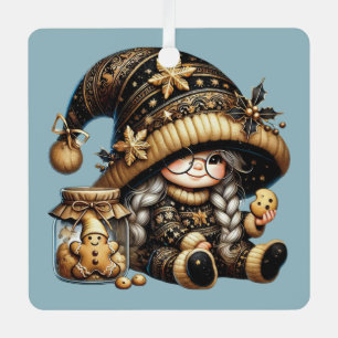 Create Your Own Magical Christmas Gnome Cookie Jar Metal Tree Decoration