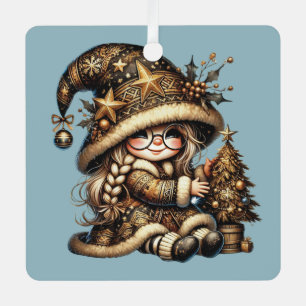 Create Your Own Magical Christmas Gnome Tree Metal Tree Decoration