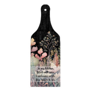 Create Your Own Magical Herbs & Wildflowers Cutting Board