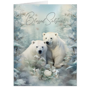 Create Your Own Magical Winter Polar Bear Couple