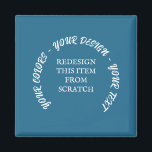 Create Your Own Magnet<br><div class="desc">Create your own custom party,  prom,  wedding and event supplies and favours,  personalised gifts for any occasion,  promotional products and more. Visit Retroville Florist on Zazzle to view our entire collection.</div>