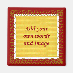 Create Your Own Magnet (cranberry)