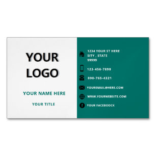 Create Your Own Magnetic Business Card Template